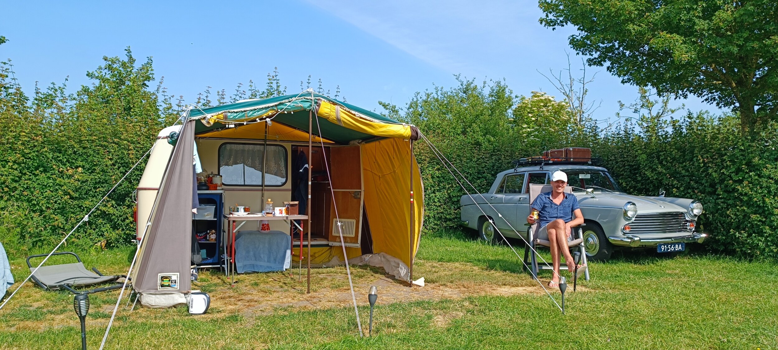 Camping in Friesland aan het water